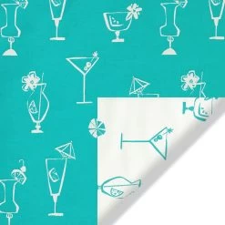 Covington Outdoor Five O'Clock Somewhere Turquoise 56" Fabric
