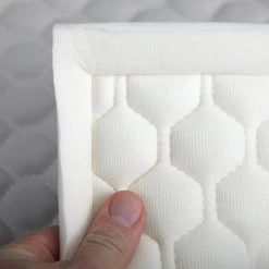 EverSoft™ Silver Hexagon Stitched Foam Backed Vinyl -Home-Fabric EverSoft Silver Hexagon Stitched Foam Backed Vinyl 4