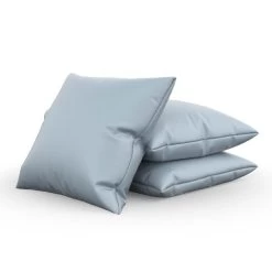 Nauga Soft Blue Fog 54" Vinyl Fabric -Home-Fabric Nauga Soft Vinyl Blue Fog 54 902