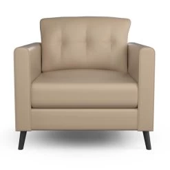 Nauga Soft Cocoa 54" Vinyl Fabric -Home-Fabric Nauga Soft Vinyl Cocoa 54 901