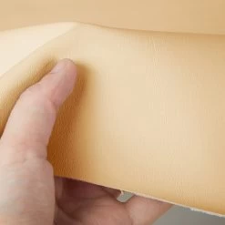 Nauga Soft Cream 54" Vinyl Fabric -Home-Fabric Nauga Soft Vinyl Cream 54 3