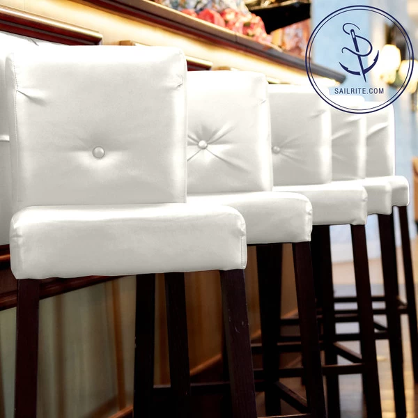 Nauga Soft Soft White 54" Vinyl Fabric 6 Nauga Soft Soft White 54" Vinyl Fabric - Image 6