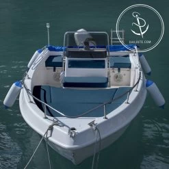 Naugahyde® All American Regimental Blue 54" Vinyl Fabric -Home-Fabric Naugahyde All American Regimental Blue 54 Vinyl Fabric 85