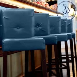 Naugahyde® All American Regimental Blue 54" Vinyl Fabric -Home-Fabric Naugahyde All American Regimental Blue 54 Vinyl Fabric 89