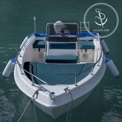 Naugahyde® Universal Regimental Blue 54" Vinyl Fabric -Home-Fabric Naugahyde Universal Regimental Blue 54 85