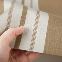 Sunbrella® Awning Stripe 4954-0000 Heather Beige Classic 46" Fabric -Home-Fabric Sunbrella 4954 0000 Heather Beige Classic 46 Signature Series Awning Stripe 4